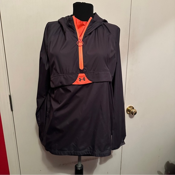 Under Armour Over Head Rain Hoodie Jacket - Picture 1 of 2